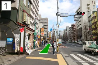 東高円寺駅からお越しの場合